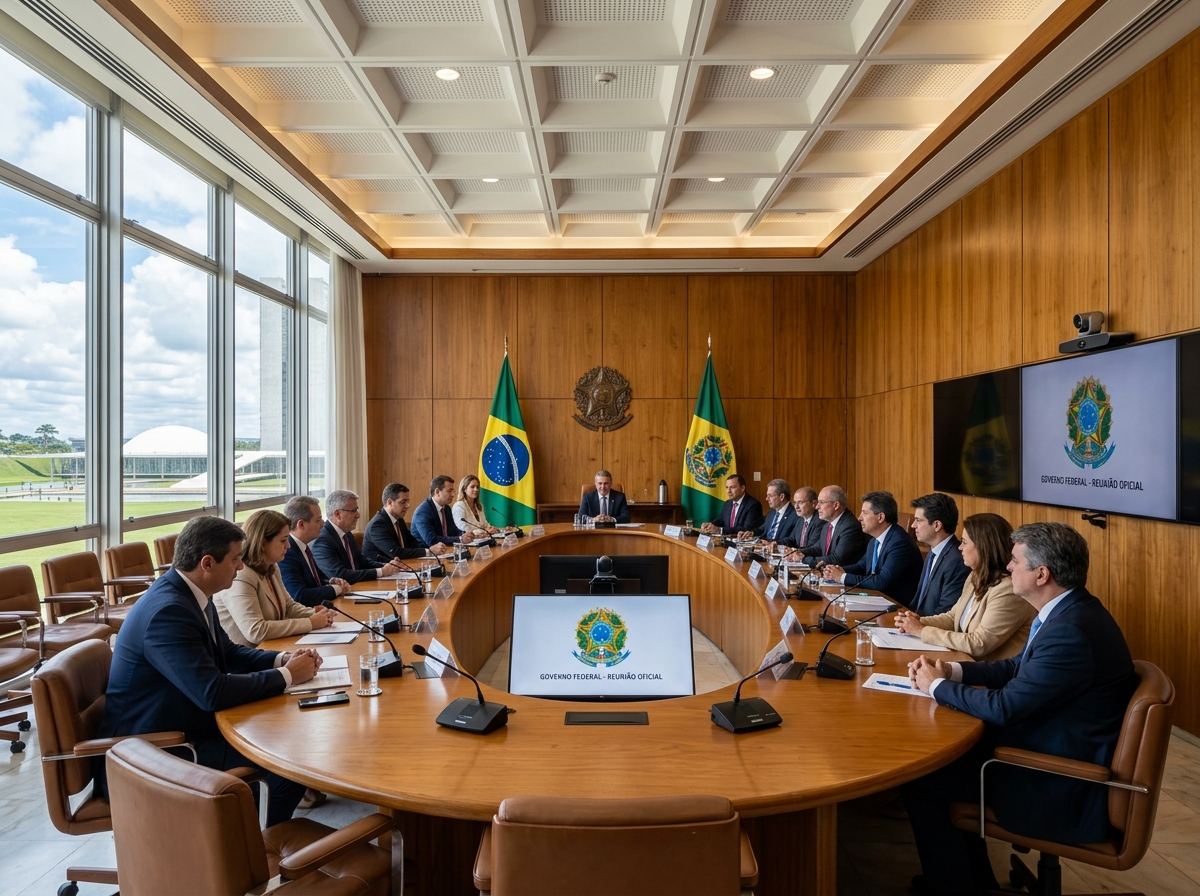 Reunião institucional de setor público com infraestrutura Mundo Telecom